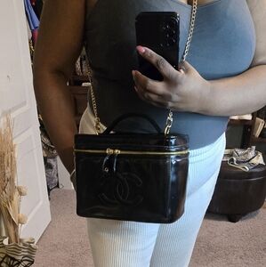 Chanel XL Vanity Bag Vintage 24kt Gold Hardware